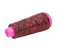 Alomejor Corde d'arc Solide de 110 M, Résistante à l'usure, pour Fournitures de Tir à l'arc, Matériau de Corde d'arc composé Long, 1 X Fil de Service de (Noir Rouge)