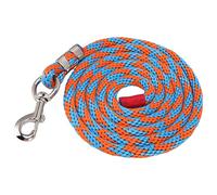 Alomejor Corde de Plomb en Nylon de qualité Supérieure, Crochet en Alliage Solide, Doux au Toucher pour Le Bétail, 8,2 Pieds (Bleu Orange)