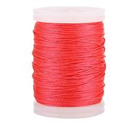 Alomejor Corde en Arc, en Fil et Nylon, Couleur Rouge, conçue pour Une durabilité optimale, pour Les Amateurs de tir à l'arc, Les Chasseurs, Les campings, Les randonnées en Pleine Nature