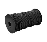 Alomejor Corde Polyvalente 100m Robustes Paracorde Armée Corde de Survie Rouleau de Corde de Parachute 9 Brins Polypropylène et Polyester - 100M pour Camping Randonnée(Noir)