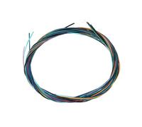 Alomejor Cordes de Guitare Acoustique en Alliage de Cuivre et Nylon coloré, Ensemble Durable pour Guitares Classiques, 6 Pièces