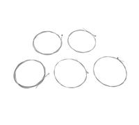 Alomejor Cordes de Guitare Basse, Cordes de Basse Enroulées en Alliage de, Sensation Naturelle, Enroulement Rond avec Réglage de tonalité Clair, stabilité, Résistance à la Rupture pour les (5