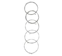 Alomejor Cordes de Guitare Basse Enroulées en Alliage de, Enroulement Rond, Ton Clair, Réglage Stable, Résistance à la Rupture pour les Bassistes, Pratique des Performances en Studio (5 cordes-BW830)