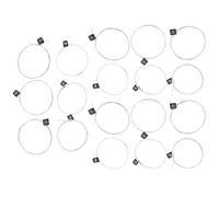 Alomejor Cordes de Guitare Classique, 3 Jeux de Cordes de Remplacement en Nylon plaqué Argent avec Pas Stable, pour Accessoires de Guitare Classique (NX35)