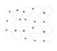 Alomejor Cordes de Guitare Classique, 3 Jeux de Cordes de Remplacement en Nylon plaqué Argent avec Pas Stable, pour Accessoires de Guitare Classique (NX36)