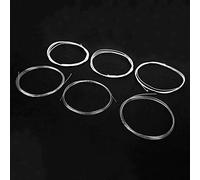 Alomejor Cordes de Guitare Classique en Alliage de Cuivre, Noyau en Nylon à Haute Résonance, Tension Super Légère, 6 Pièces