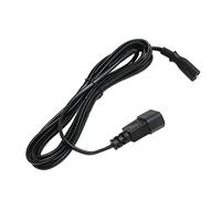 Alomejor Cordon d'alimentation IEC320 C14 à C7 Durable 10A 250V avec Conception Renforcée pour Adaptateurs D'ordinateur Portable et Imprimantes PVC 9,8 Pieds