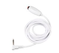 Alomejor Cordon de Bouton-Poussoir D'appel D'infirmière de Remplacement, Interface étanche de 6.35mm avec Clip 9,8 Pieds pour Systèmes D'alerte Médicale