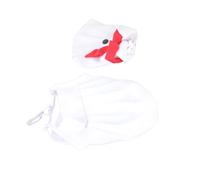 Alomejor Costume de Chef pour Animaux de Compagnie, Vêtements Adorables pour Animaux de Compagnie, Mignons, élégants, Réglables, Lavables, pour Chat et Chien, Chapeau et Cape pour Les Jeux en