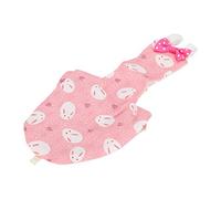 Alomejor Couche-Culotte pour Oiseaux, Combinaison de Vol Décorative avec Nœud Papillon Mignon pour Mini Perroquet en Coton XS Lapin Rose (M Pink)