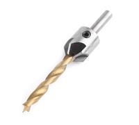 Alomejor Countersink Drill Bit Set with Steel (Single 6mm + small wrench)
