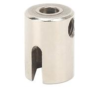 Alomejor Coupe d'arbre D'entrée RC, Pièce de Mise à Niveau en Acier de qualité Supérieure, Haute Résistance et Résistante à l'usure pour Voiture RC Série 1/7 1/8, avec Entraînement (Silver)