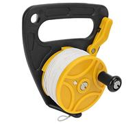 Alomejor Couppeurs de Plongée en Rogne de Plongée Putain de Doigt a Plusieurs Soir avec Un Fil Blanc de 46 M pour Une Balade Ancre Qui Convient aux Sports Nautiques de en Apnée (Roue Jaune)