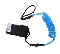 Alomejor Courte de Surf de 4 Pieds Ligne Réglable de Shortboard, Confortable et Conviviale pour Les Utilisateurs, pour Les Débutants et Les Surfeurs Intermédiaires (Blue)