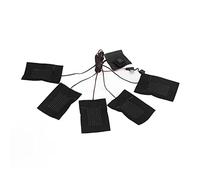 Alomejor Coussin Chauffant électrique en Tissu, Fibre Composite Imperméable, 3 Vitesses, Température Réglable, pour Vêtements, Semelles Intérieures