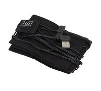 Alomejor Coussin Chauffant électrique pour Vêtements, Résistance à L'usure, Chauffage en Tissu électrique USB pour la Randonnée en Plein Air, Fiber Composite Flexible (Avec Switch 1 à 5)