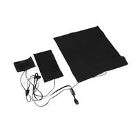 Alomejor Coussin Chauffant électrique Précis pour Veste de Gilet, Chauffage Portable étanche pour Veste de Gilet, Coussin Chauffant électrique en Tissu pour les Activités de Plein Air