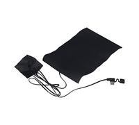 Alomejor Coussin Chauffant électrique USB en Fibre Composite pour Vêtements, Gilet Imperméable, Semelles Chauffantes à 3 Vitesses, 24,7x17 Cm, 1,3 Oz, Noir, 45 ℃ - 65 ℃, de qualité Moyenne, Bleu