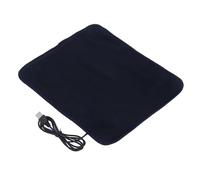 Alomejor Coussin Chauffant USB, Tapis Chauffant à 3 Vitesses de Température avec Synchronisation pour la Taille des épaules, du Cou et des Jambes, Coussin électrique pour (bleu marine)
