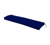 Alomejor Coussin de Banc Extérieur Imperméable, Support Confortable pour canapé de Jardin, Meubles de Patio, Housse Amovible, 47,2 X 16,5 X 3,1 Pouces pour Balançoire (Bleu Marine)