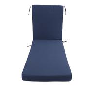 Alomejor Coussin de Chaise Longue Confortable en Mousse Haute densité, étanche, Résistant à la Décoloration, Coussin de Remplacement pour Terrasse Extérieure, 70,9 X 21,7 Pouces, Plage, Piscine,