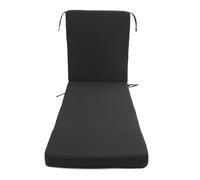 Alomejor Coussin de Chaise Longue Confortable en Mousse Haute densité, étanche, Résistant à la Décoloration, Coussin de Remplacement pour Terrasse Extérieure, 70,9 X 21,7 Pouces, Plage, Piscine,