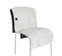 Alomejor Coussin de Chaise Sherpa Chauffant électrique, Coussin de Chaise alimenté par USB à Température Réglable avec 3 Niveaux de Chaleur pour Chaises à Bascule de Bureau et de Salle à
