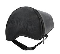 Alomejor Coussin de Guitare à Sangle élastique, Coussin de Jambe en Mousse à Mémoire de Forme Souple, Support Auxiliaire pour Jouer-noir