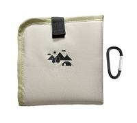 Alomejor Coussin de Siège, Coussin D'assise Compact, D'extérieur Imperméable avec Sac de Transport pour la Randonnée et Les Voyages (Kaki)
