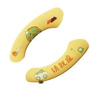 Alomejor Coussin de Siège de Toilette Adhésif Réutilisable, élégant, avec Imprimés de Dessins Animés, pour les Sièges de Toilette, Matériau en Peluche