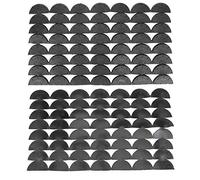 Alomejor Coussinets de Réparation de Chaussures Portables, économiseur de en Caoutchouc, 56 Pièces pour une Réparation Efficace du, Adaptés à Toutes les Chaussures, Matériau Noir