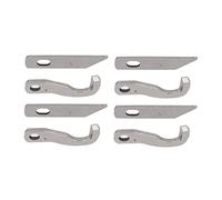 Alomejor Couteau à Surjeter en Métal Solide et Durable, Lame de Surjet Efficace pour Machine à Coudre PL1500, 8 Pièces pour Usage Domestique