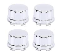 Alomejor Couvercle de Capuchon de Moyeu de Roue Centrale avec Finition par Galvanoplastie, Roues en Alliage Robustes de 8 "10" 12 "14" avec 4 Capuchons de Moyeu pour Propriétaires de Quad ATV