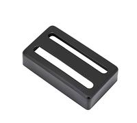 Alomejor Couvercle de Micro en Laiton Métallique, Protection Durable pour Guitares électriques, doré 2.72x1.5x0.75 Pouces pour Musiciens (BLACK)