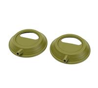 Alomejor Couvercle de Pot de Camping en Silicone, Accessoire infusé à la Main de qualité Alimentaire Anti-fuite pour Bols S360 S220 S369, Résistant à la Température de -40 °C à 230 °C (Vert OD)