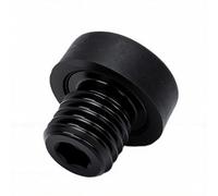 Alomejor Couvercle Inférieur de Queue de Billard Couvercle d'extrémité de Queue en Aluminium et en Plastique 26 X 23 Mm Protecteur de Joint de Bouchon à Vis Léger Ajustement sécurisé pour Les