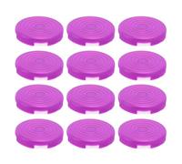 Alomejor Couvercles de Boutons Professionnels, 12 Pièces, pour Interrupteurs Kailh Cherry TTC Akko Glorieux, Couvercles de Remplacement pour Fightingbox Sallybox Slimbo (PURPLE)