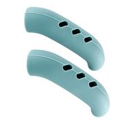 Alomejor Couvercles de Poignée de Casserole en Silicone, Résistants à l'usure, Outils de Cuisine Isolants Thermiques pour Les Amateurs de Cuisine, Paquet de 2