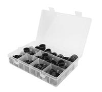 Alomejor Couvercles de Protection pour Boulons Hexagonaux, 145 Pièces, Capuchons D'écrou en Caoutchouc, Anti-Corrosion pour Voitures et Motos, Différentes Tailles M4 M5 M6 M8 M10 M12