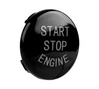 Alomejor Couverture de Démarrage du Moteur avec Conception Robuste et Durable pour X3 E83 (2004-2010) VUS, Accessoires Intérieurs de Voiture D'installation Simple, Matériau ABS en Rouge, Bouton de