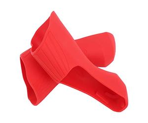 Alomejor Couverture de Levier en Silicone avec Bonne élasticité et Style, pour Le Modèle R7000 R8000, Accessoires pour Les Cyclistes (Black) (Rouge)