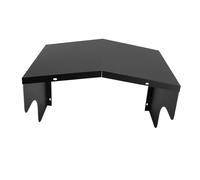 Alomejor Couverture de Protection pour Station de Recharge Électrique, Housse de Toit en Acier au Carbone, Bouclier Résistant aux Intempéries pour Chargeur de Voiture Électrique à l'Extérieur