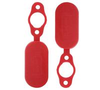 Alomejor Couverture étanche Scooter électrique,2 pièces Protection imperméable Rouge Accessoire Scooter électrique pour Utilisation Pluie extérieur déplacement Urbain Stockage Garage