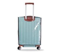 Alomejor Couvre-Bagages 18, 20, 22 Pouces, Protecteur avec PVC Transparent, Installation Facile et Retrait pour Les Valises à Roues, Trouver des Bagages en Un Coup d'œil (20)