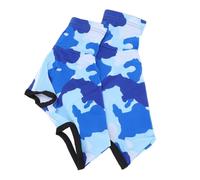 Alomejor Couvre-Chaussures de Cyclisme Bleu Résistant au Sable, renforcé, Couvre-Chaussures de Vélo Coupe-Vent pour L'extérieur (Bonnet XL D)