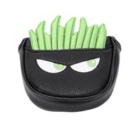 Alomejor Couvre-Chef de Protection en Cuir PU pour Club de Putter, avec Un Design Amusant de Frites de Dessin animé pour Les Clubs de Golf (Black)