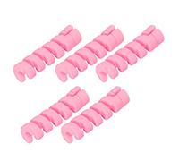Alomejor Crame de Vélo de Protection Protective Rubber Spiral Bike Shifter Frein Câble Câble Protecteur pour de 4 à 5 Mm, Pack de 5 (Pink)