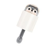 Alomejor Crochet de Décoration Murale en Forme D'écureuil, Patères Durables en Matériau ABS pour clé sans Installation de Perforation, pour L'organisation de la Maison (GRAY)