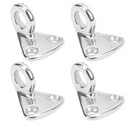 Alomejor Crochet de Garde-Boue 4 Pi¨¨Ces Clips de Garde-Boue de Bateau en Acier Inoxydable Crochets ¨¤ Attache Rapide pour Cintres de Bateau Accessoires de Navigation