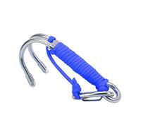 Alomejor Crochet dérivé en Acier Inoxydable pour la stabilité sous-Marine - Équipement de Plongée Essentielle pour Les Aventures de Plongée Dérivées (Blue)